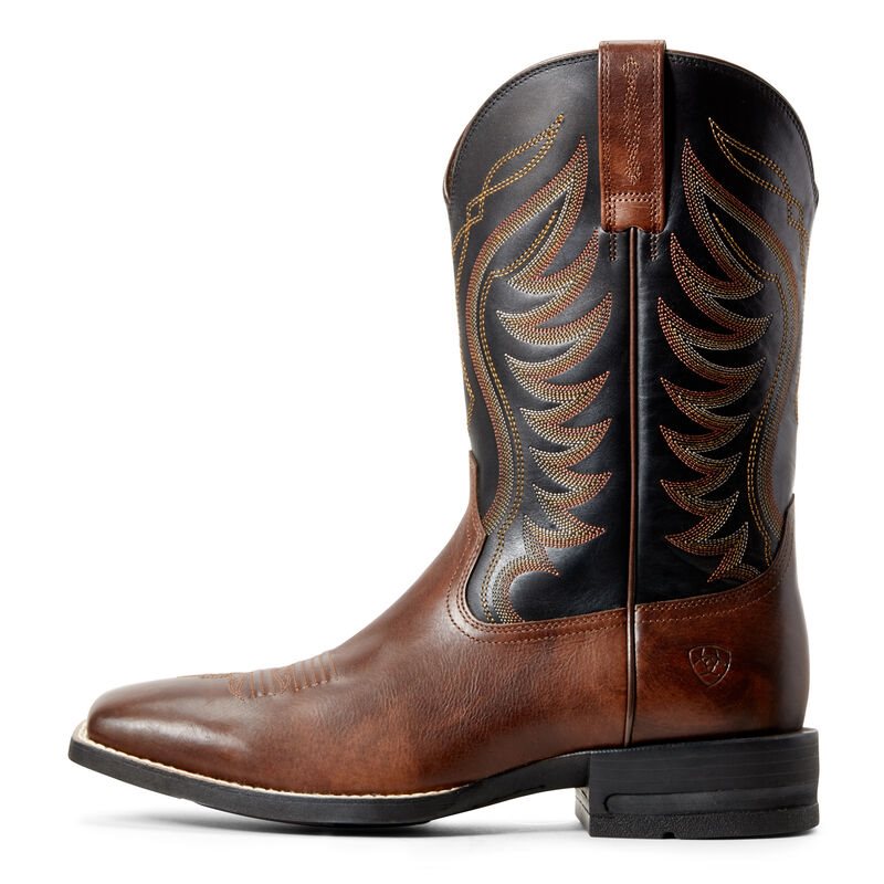 Ariat Amos - Western Laarzen Rood Bruin / Zwart Heren - 15823-433